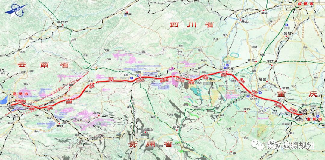 喻昆高铁最新线路图，连接未来的纽带之旅