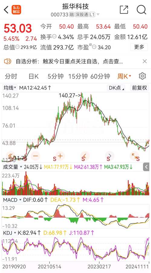 振华科技股票,振华科技股票，探索其潜力与价值